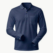 Feather Touch Cloud Cuffed Polo