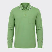 Feather Touch Cloud Cuffed Polo