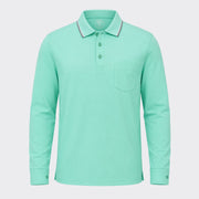 Feather Touch Cloud Cuffed Polo