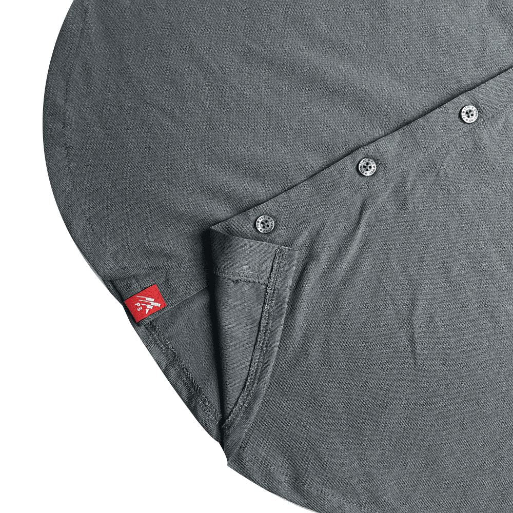 The Bordega Mandarin (Full Open Mandarin Half Sleeve Tee) Full Open Polo Short Sleeve Shirt P3 