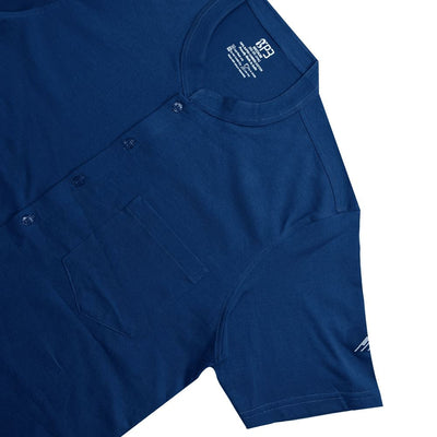 The Bordega Mandarin (Full Open Mandarin Half Sleeve Tee) Full Open Polo Short Sleeve Shirt P3 Oceanus Small (80-85cms) | 32 inches Knit Shirts
