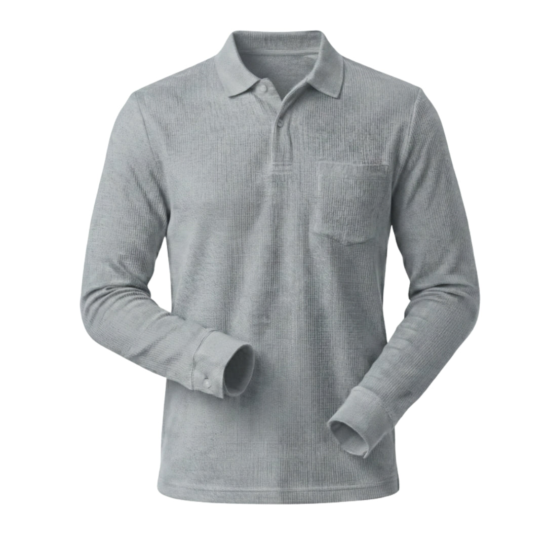 The Ember Series Waffle Designer Polo