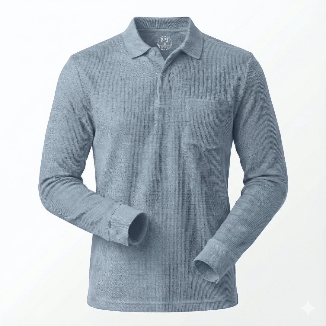 The Ember Series Waffle Designer Polo
