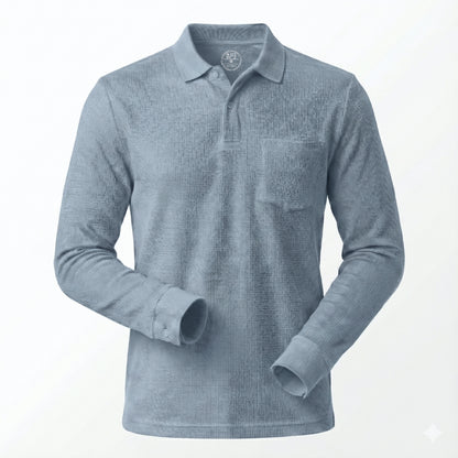 The Ember Series Waffle Designer Polo