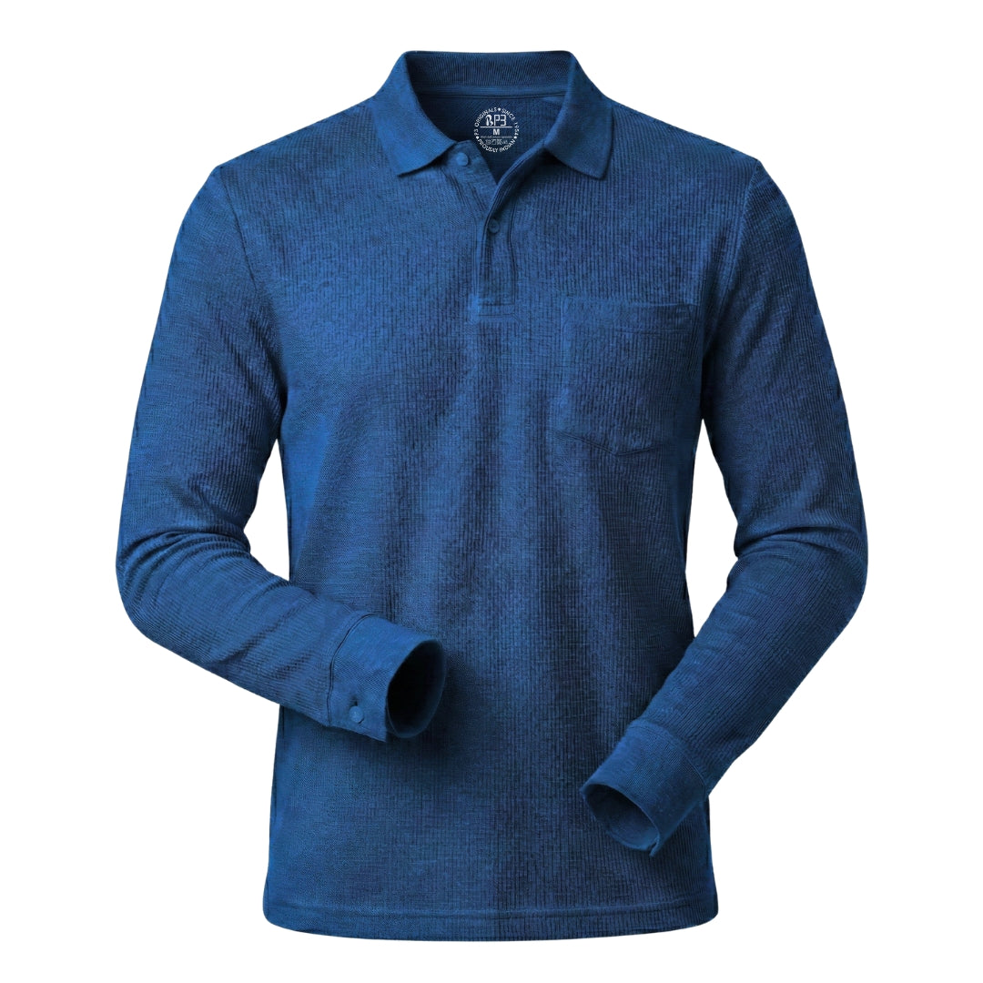 The Ember Series Waffle Designer Polo