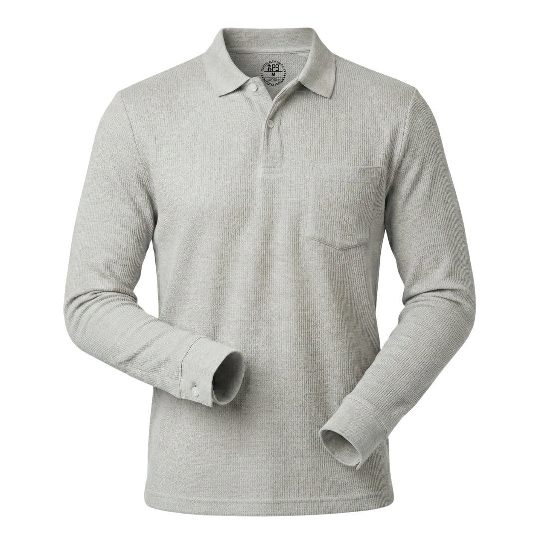 The Ember Series Waffle Designer Polo