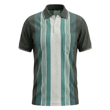 The Harbor Stripe Designer Polo