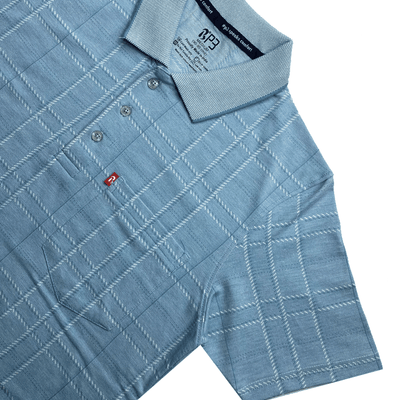Doppler Designer Polo Designer Polos P3 Cyan Medium (90 cm - 95 cm) Polos