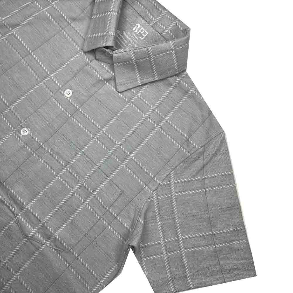 Plaid Lines front open Designer shirt Designer Polos P3 Greyhound Medium (90 cm - 95 cm) Designer Shirt