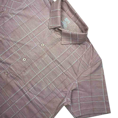 Plaid Lines front open Designer shirt Designer Polos P3 Jasper Small (80 cm - 85 cm) Designer Shirt