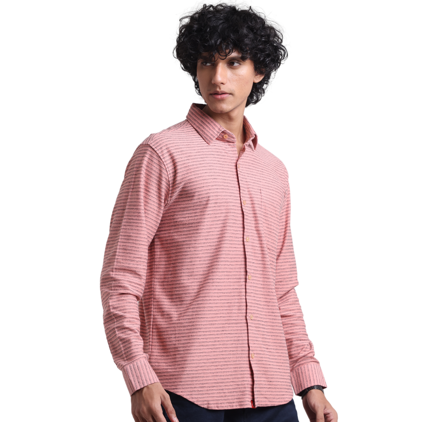 Borges Plantophille Front Open Long Sleeved Knit Shirt