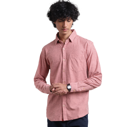 Borges Plantophille Front Open Long Sleeved Knit Shirt