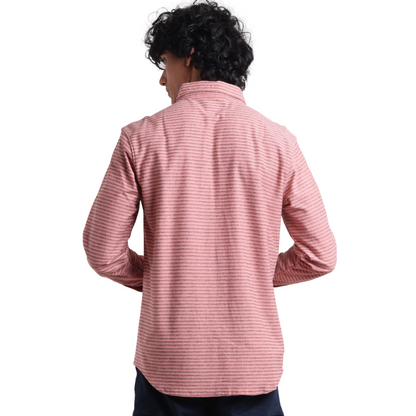 Borges Plantophille Front Open Long Sleeved Knit Shirt