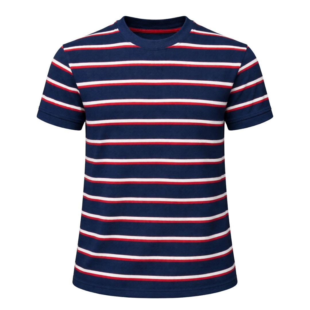 The Border Stripes Round Neck T-shirt