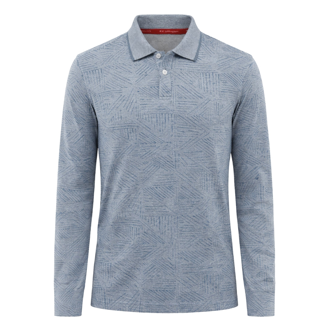 The Pen Strokes Long sleeved Designer Polo