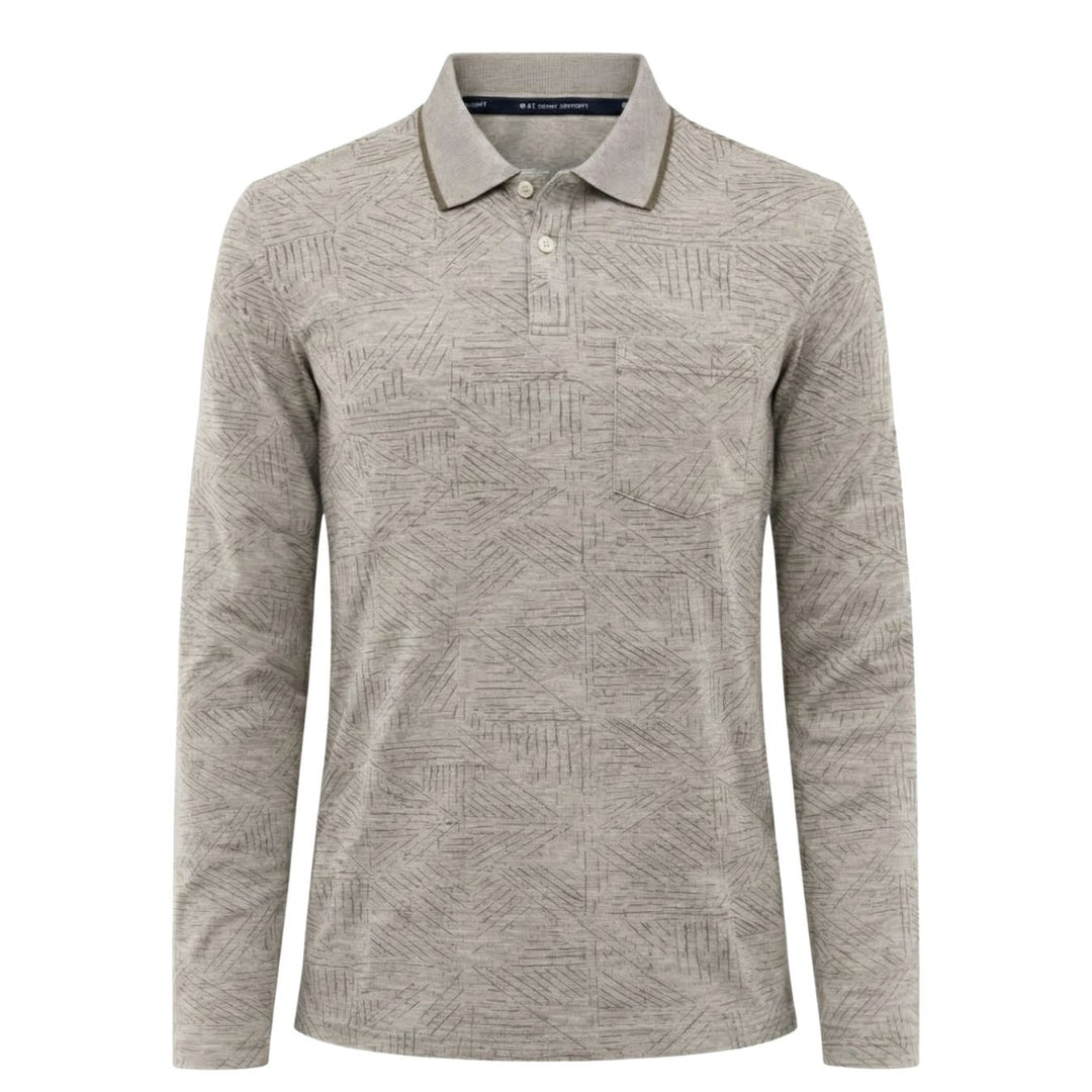 The Pen Strokes Long sleeved Designer Polo
