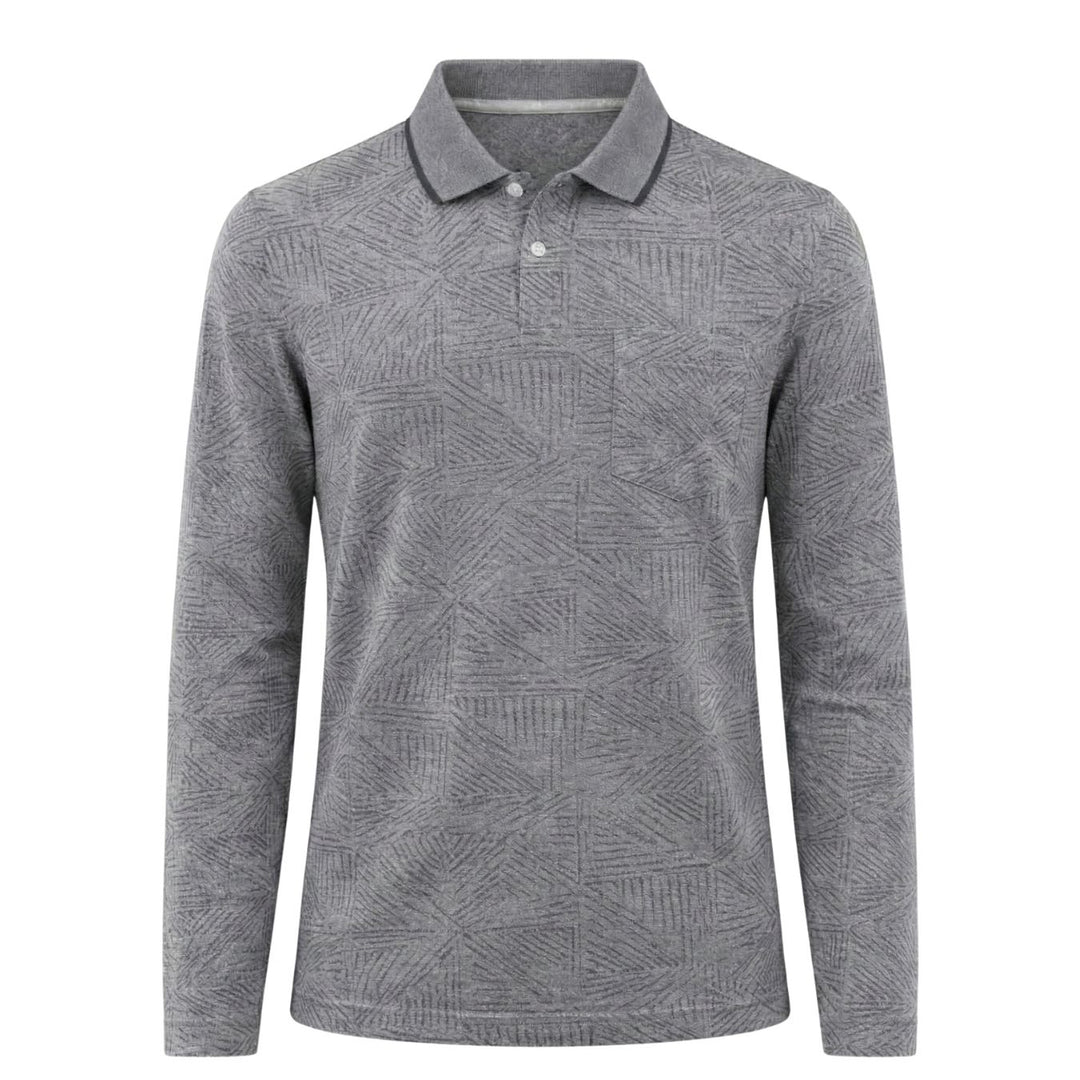 The Pen Strokes Long sleeved Designer Polo