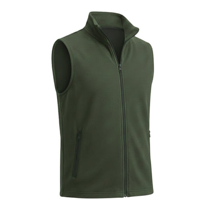 The Raised Full Zip Sleeveless Jacket