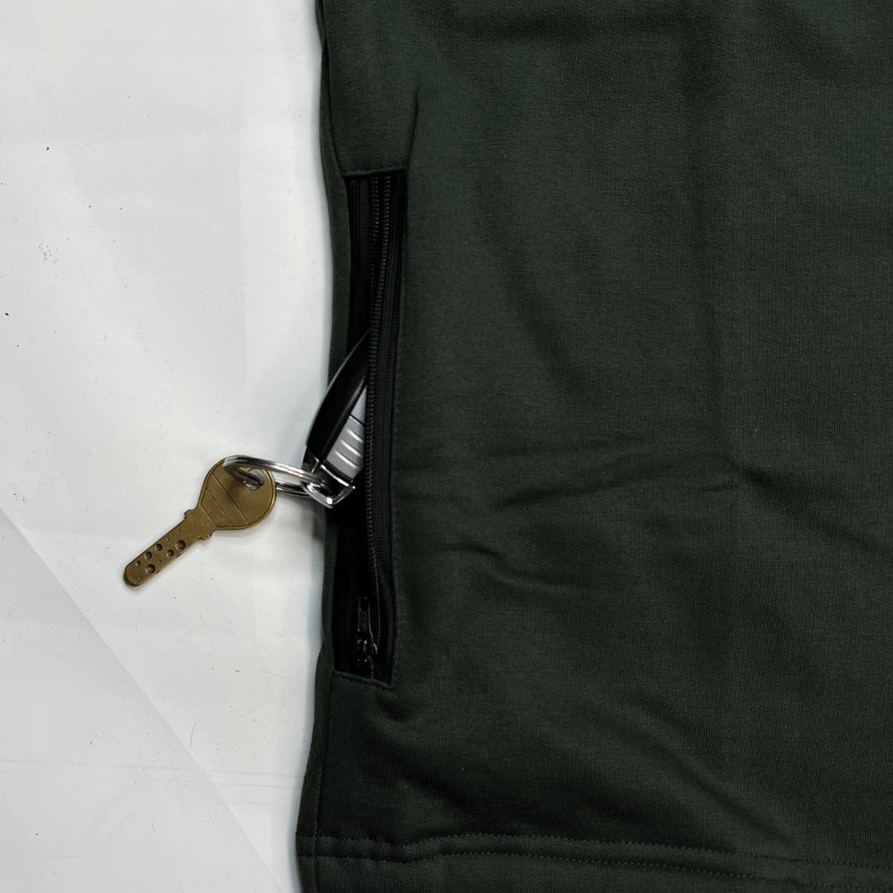 The Raised Full Zip Sleeveless Jacket