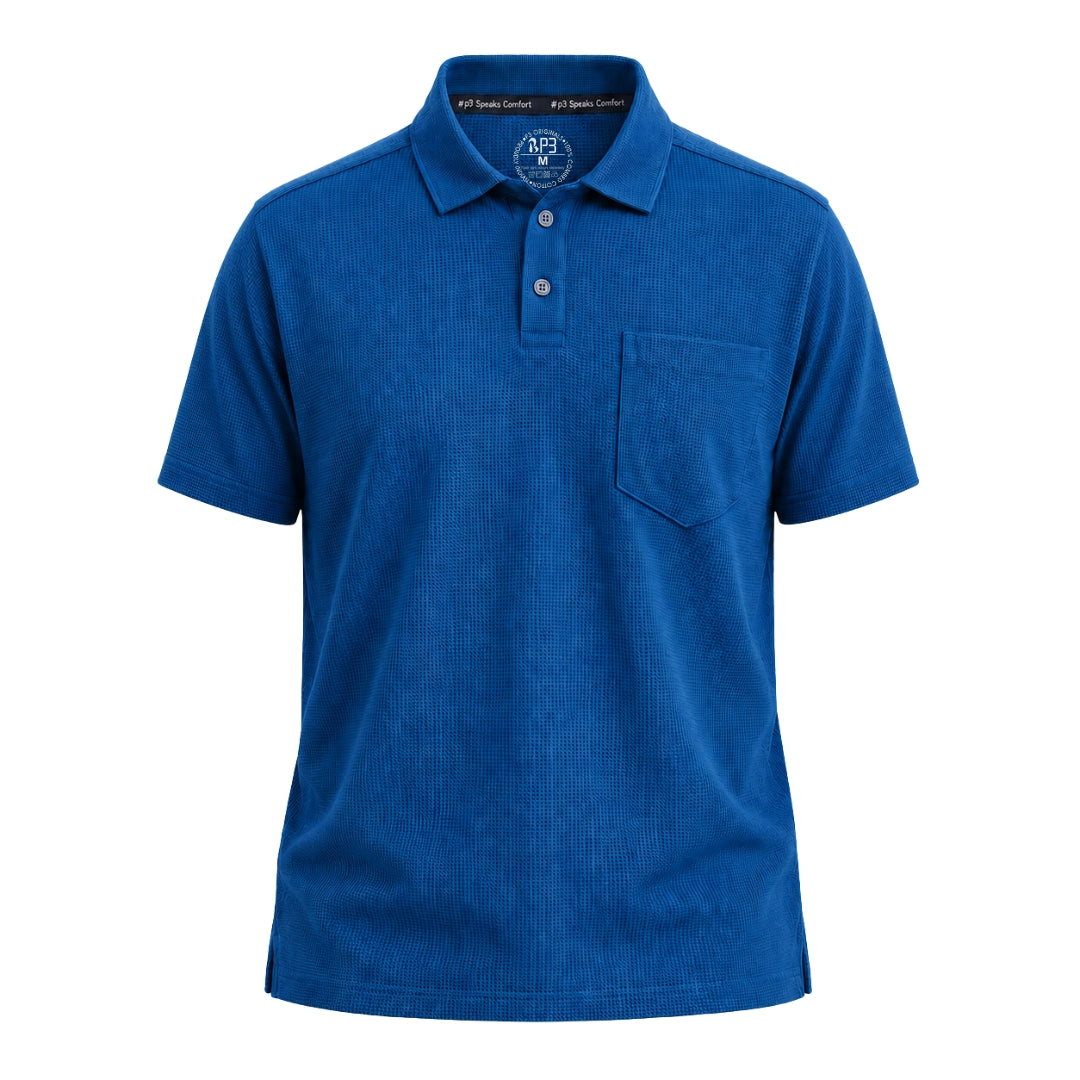 The Waffle Texture Designer Polo