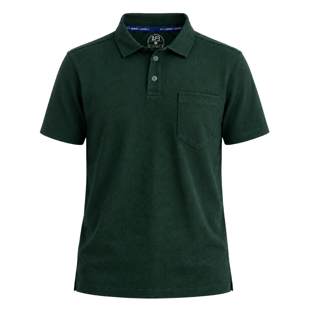 The Waffle Texture Designer Polo