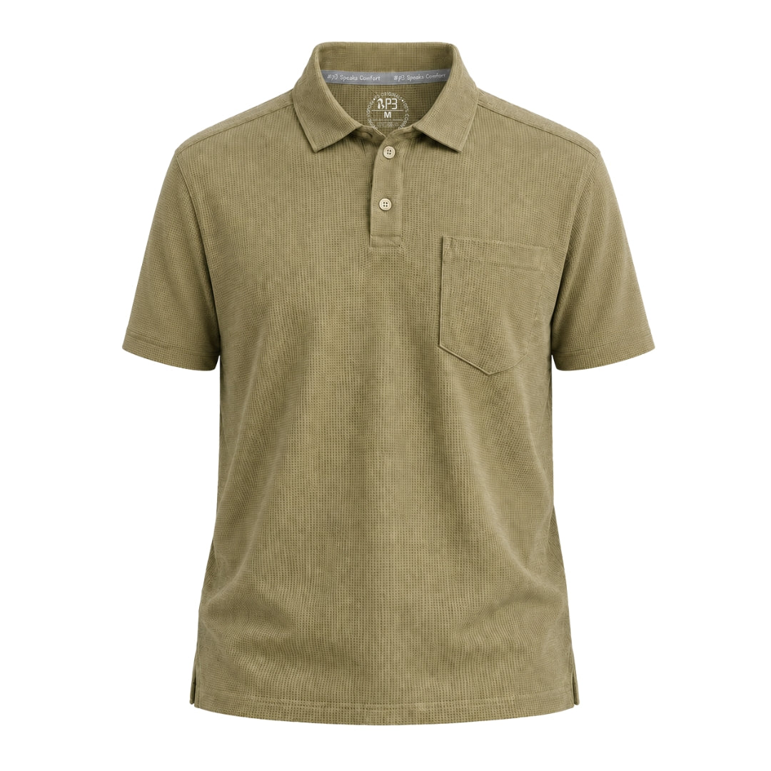 The Waffle Texture Designer Polo