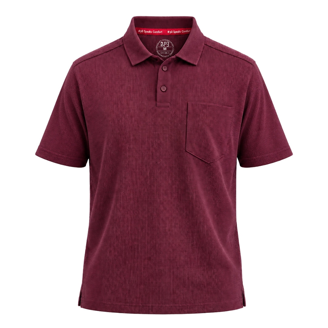 The Waffle Texture Designer Polo