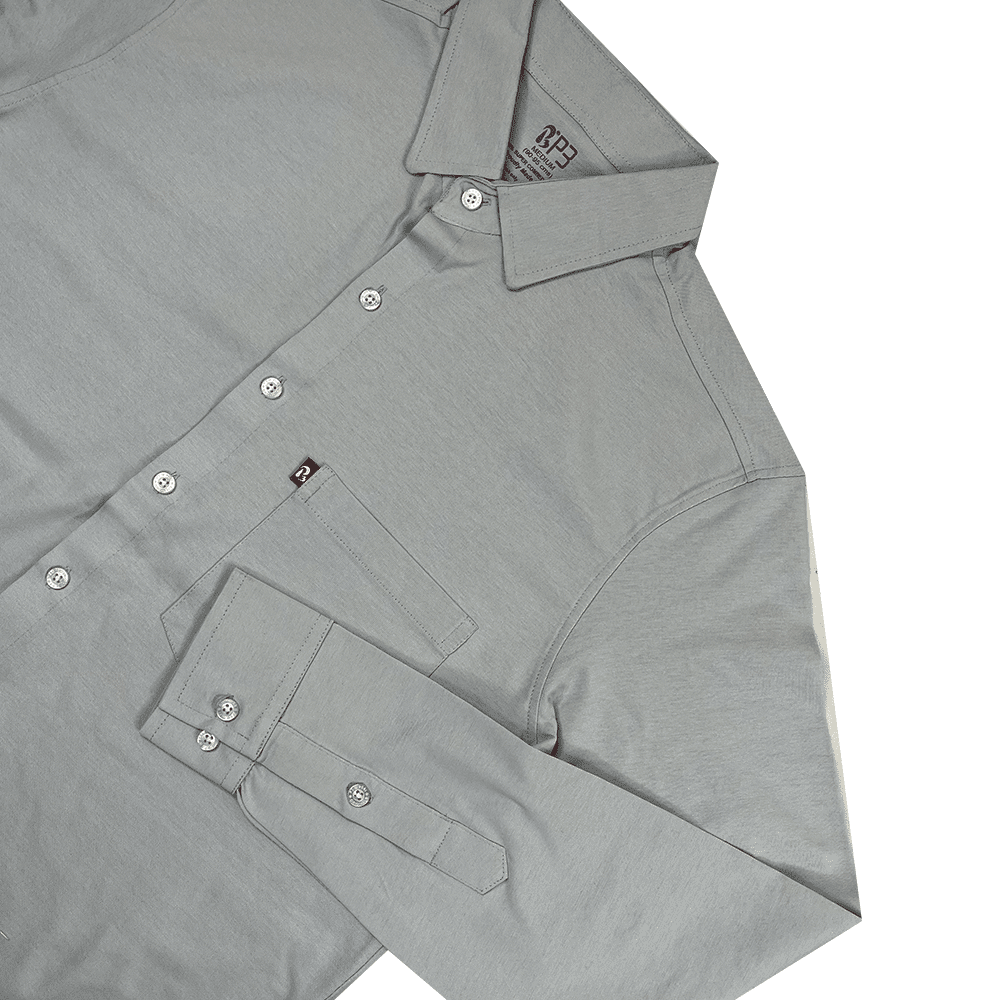 The Silo Knit Shirt Polos P3 Moon Struck Medium (90 cm - 95 cm) Knit Shirt