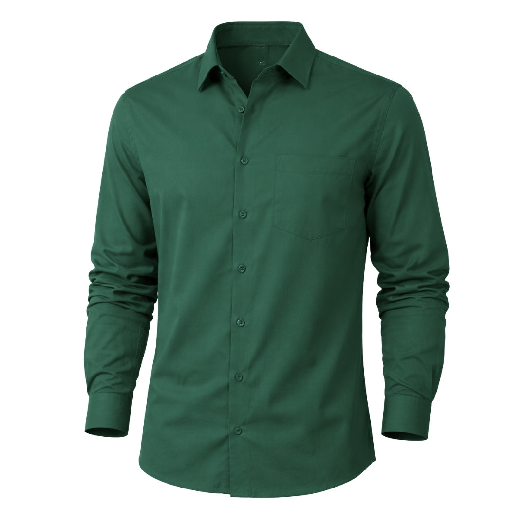 The Silo Knit Shirt – Full Sleeve Mercerised Cotton,Regular Fit For Men