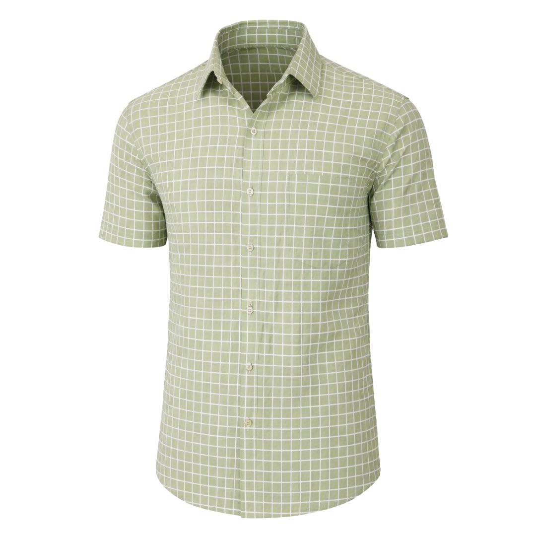 Men’s Contra Mercerised Knit Shirt – Regular Fit, Elegant Shine for All Occasions