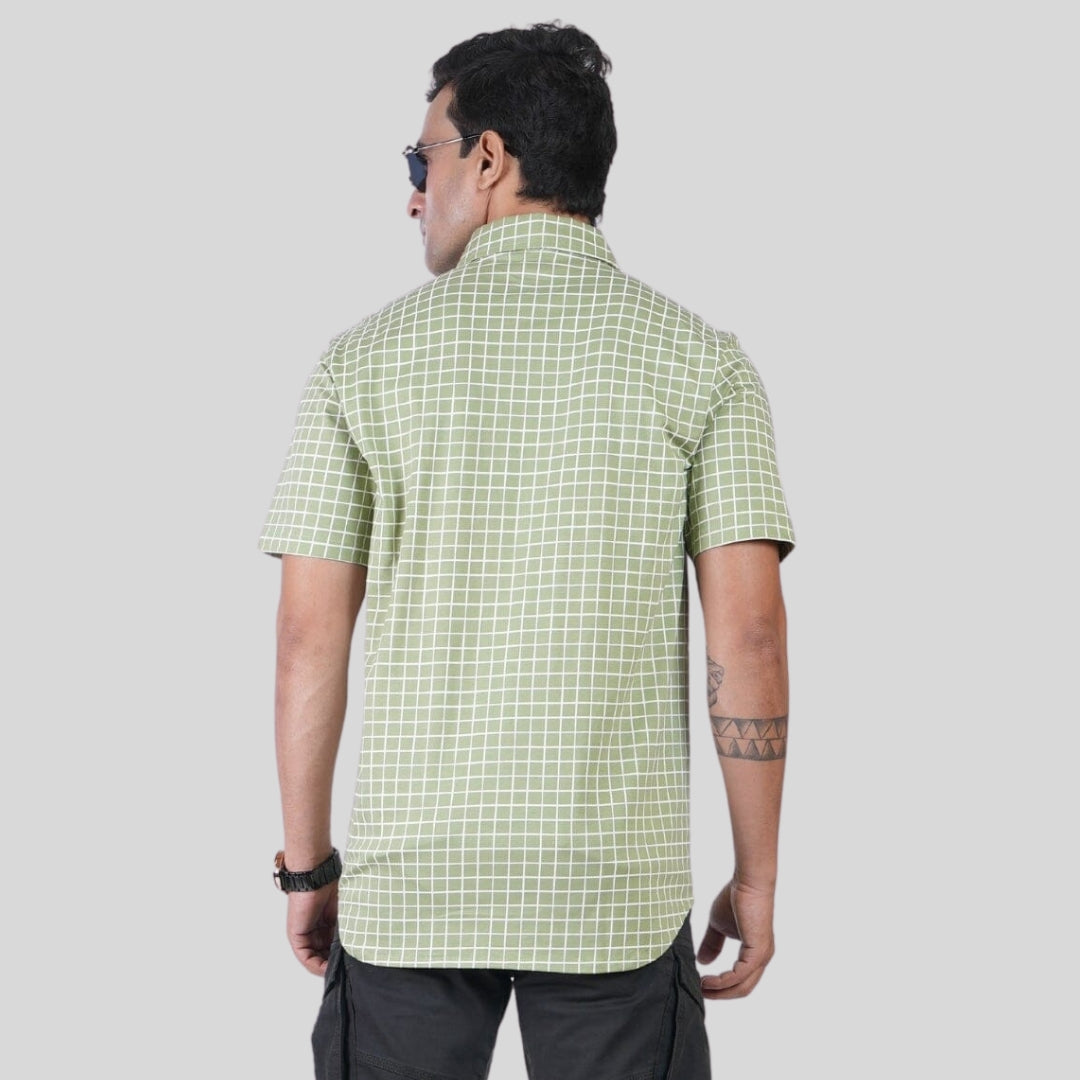 Men’s Contra Mercerised Knit Shirt – Regular Fit, Elegant Shine for All Occasions