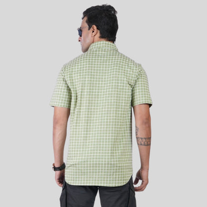 Men’s Contra Mercerised Knit Shirt – Regular Fit, Elegant Shine for All Occasions