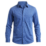 Contra Mercerised Front Open Long Sleeved Knit Shirt