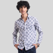 Contra Mercerised Front Open Long Sleeved Knit Shirt