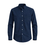 The Wood Pulp Front Open Knit Shirt –  Full Sleeve