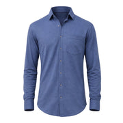 The Wood Pulp Front Open Knit Shirt, full sleeve – P3 India