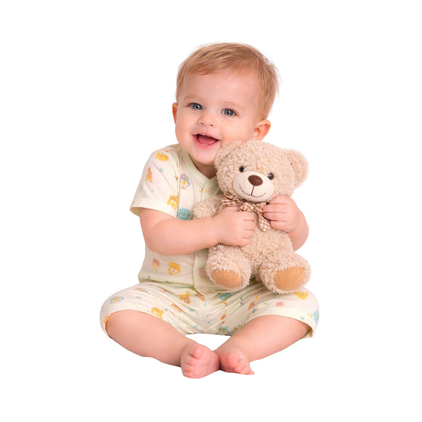 Tuti Front-Open Half Sleeve Baby Suit