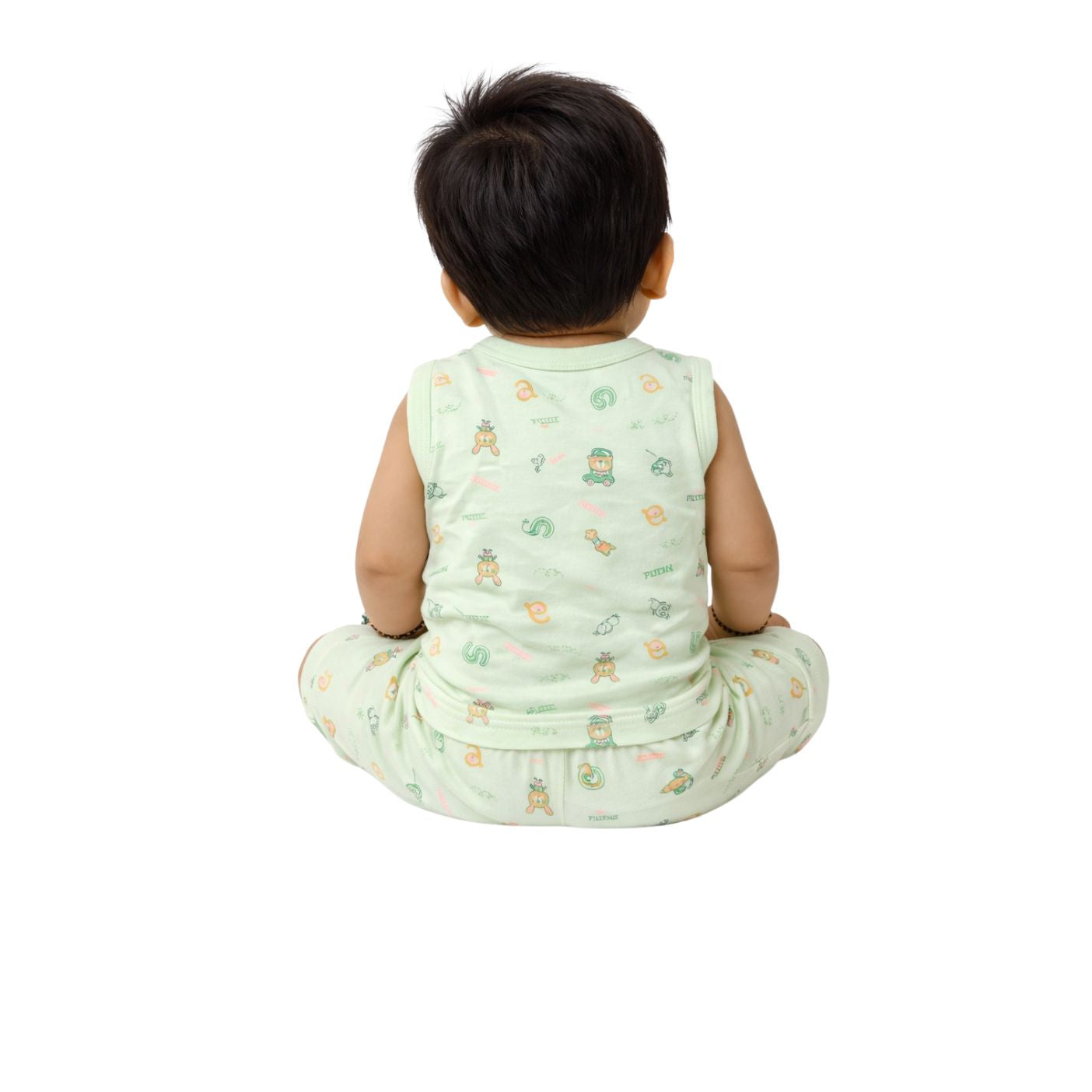Tuti Front-Open Sleeveless Baby Suit