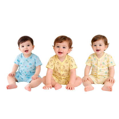 Tuti Front-Open Half Sleeve Baby Suit