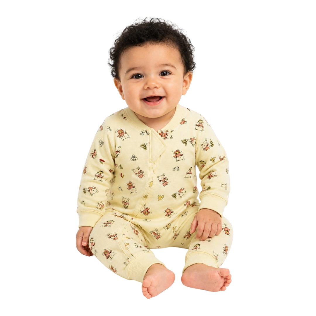 Tuti Zip Co-ord Full Sleeve Baby Suit