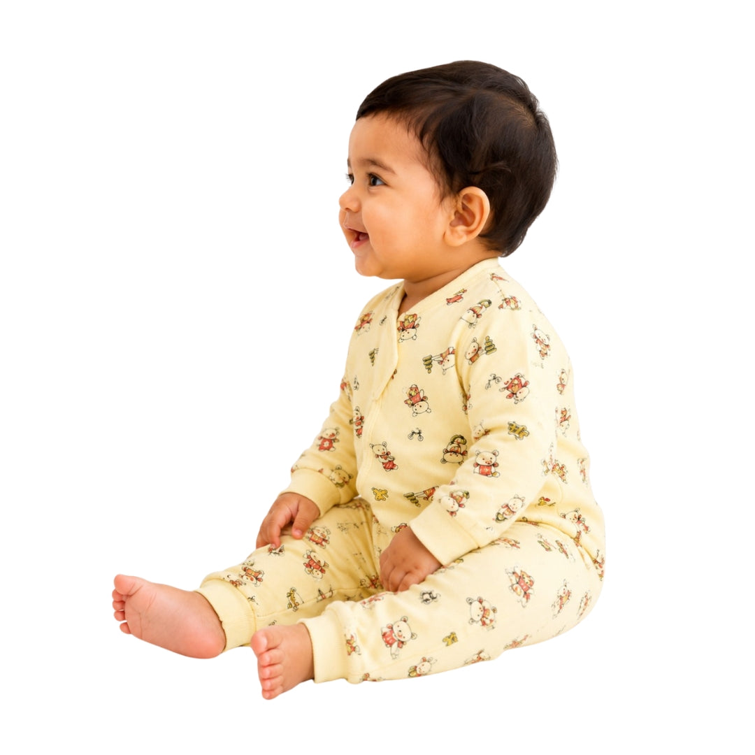 Tuti Zip Co-ord Full Sleeve Baby Suit