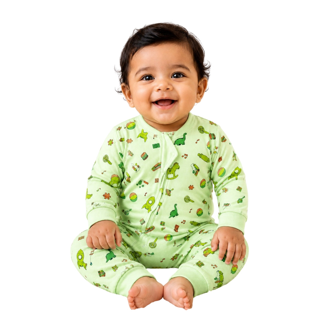 Tuti Zip Co-ord Full Sleeve Baby Suit