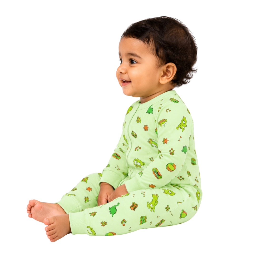 Tuti Zip Co-ord Full Sleeve Baby Suit