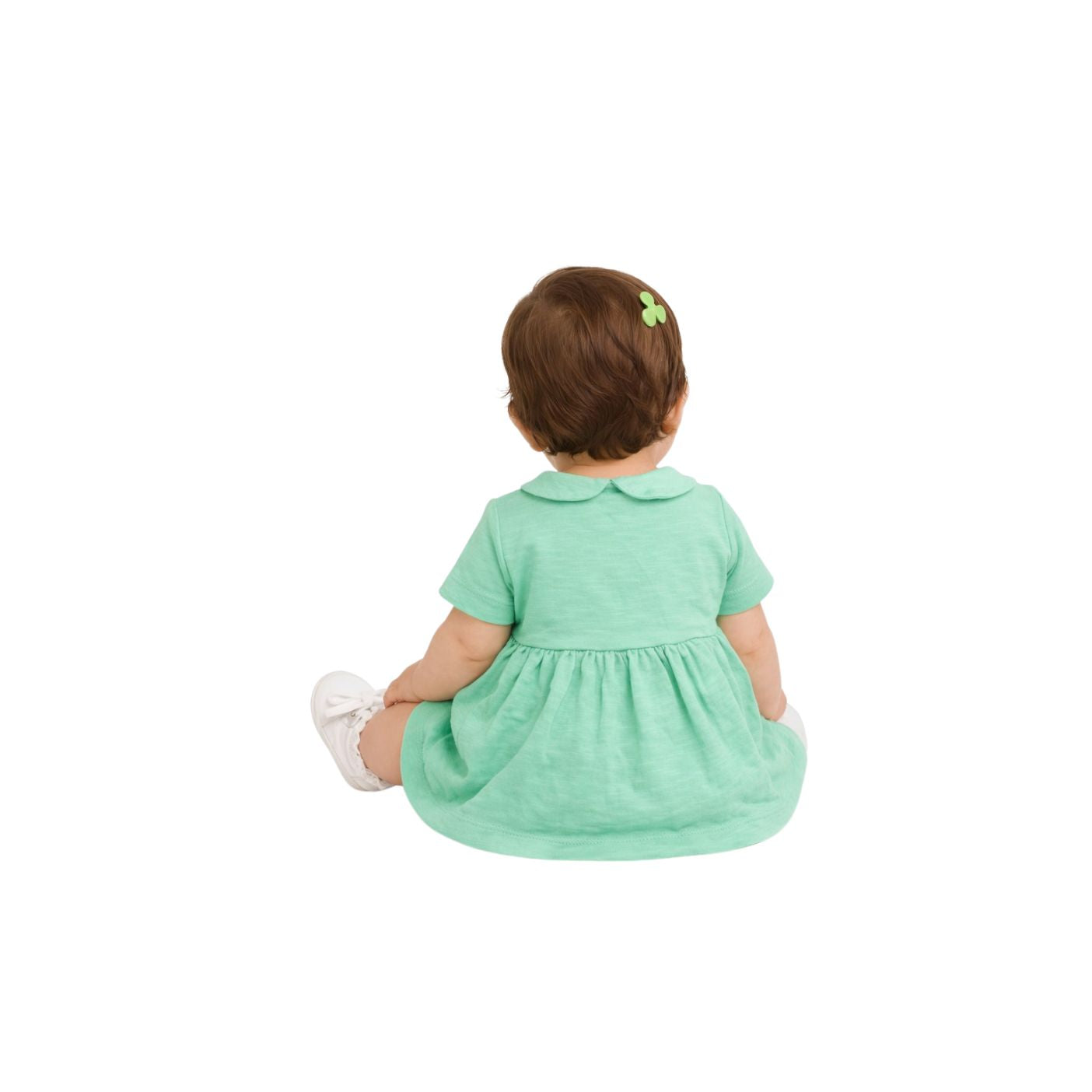 Tuti Front-Open Half Sleeve Baby Frock