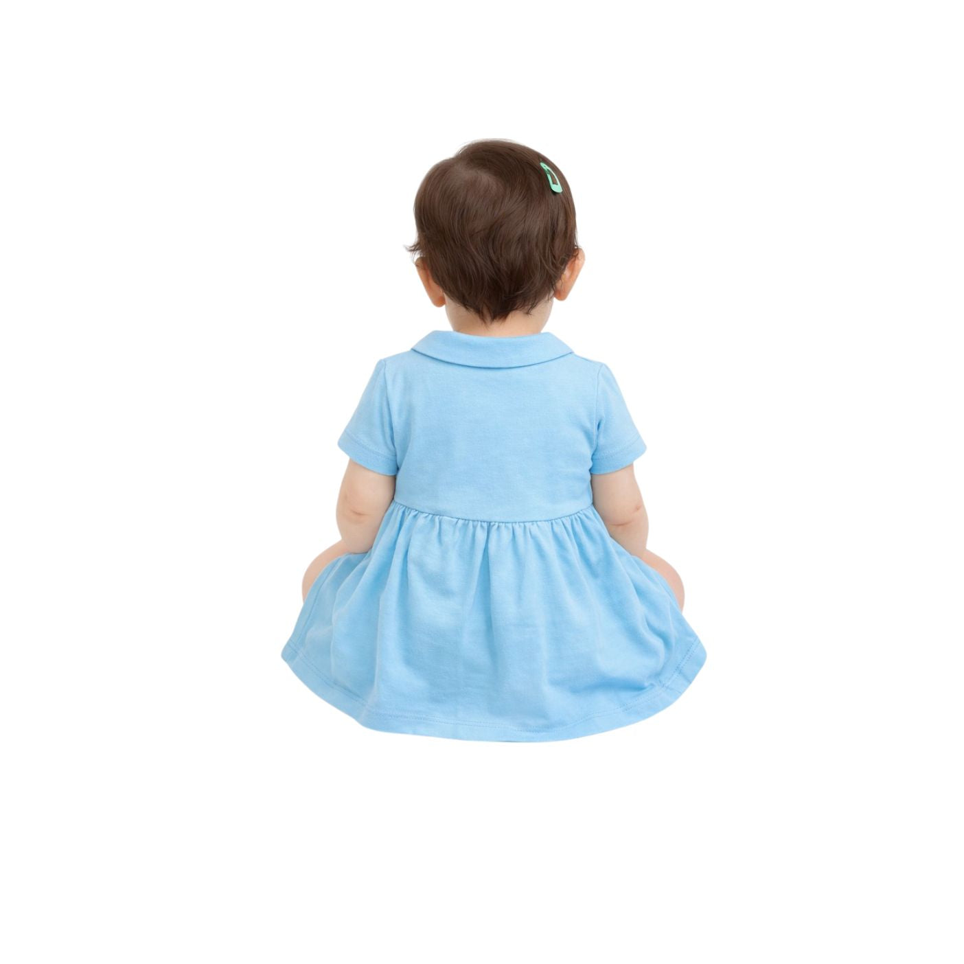 Tuti Front-Open Half Sleeve Baby Frock