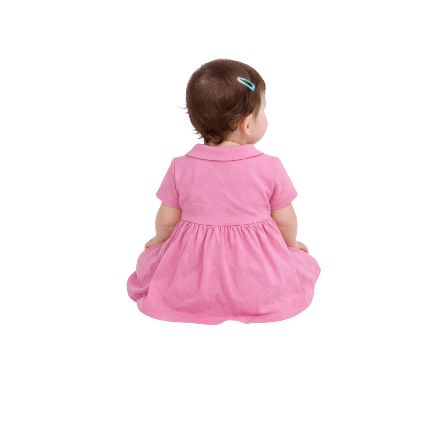 Tuti Front-Open Half Sleeve Baby Frock