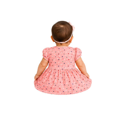 Tuti Printed Half Sleeve Baby Frock