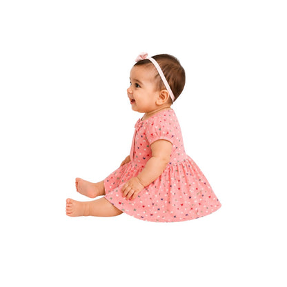 Tuti Printed Half Sleeve Baby Frock