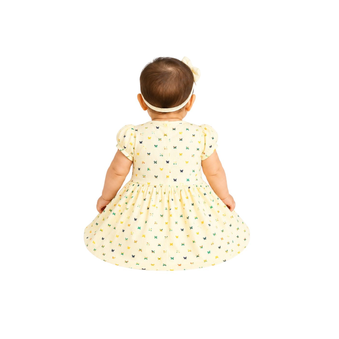 Tuti Printed Half Sleeve Baby Frock