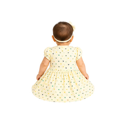 Tuti Printed Half Sleeve Baby Frock